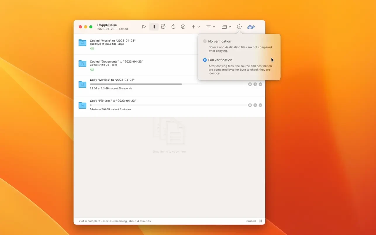 CopyQueue 截图 4