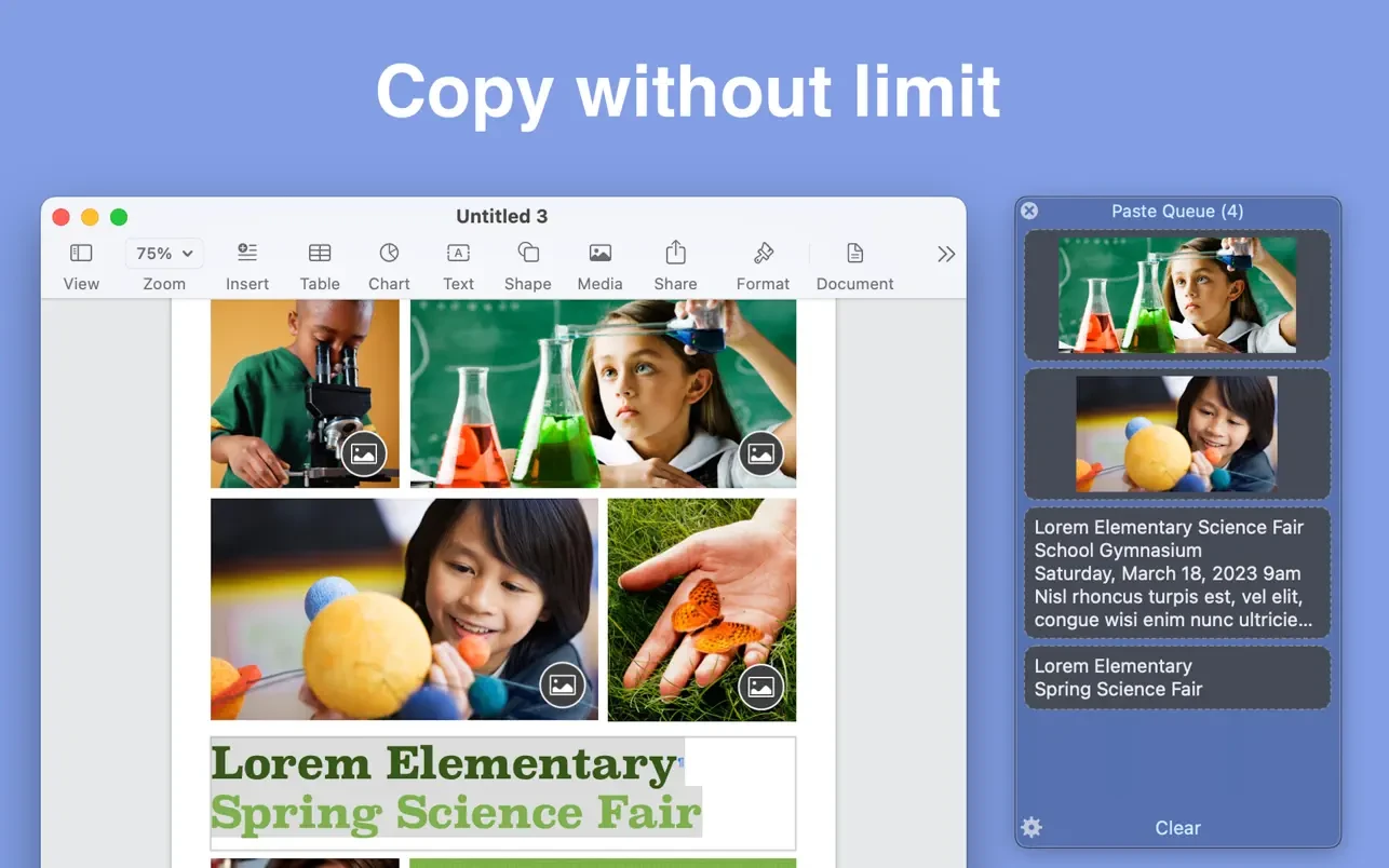 Paste Queue (Multi Clipboard) 截图 1