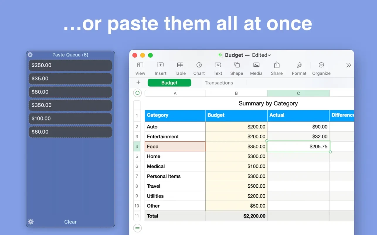 Paste Queue (Multi Clipboard) 截图 3