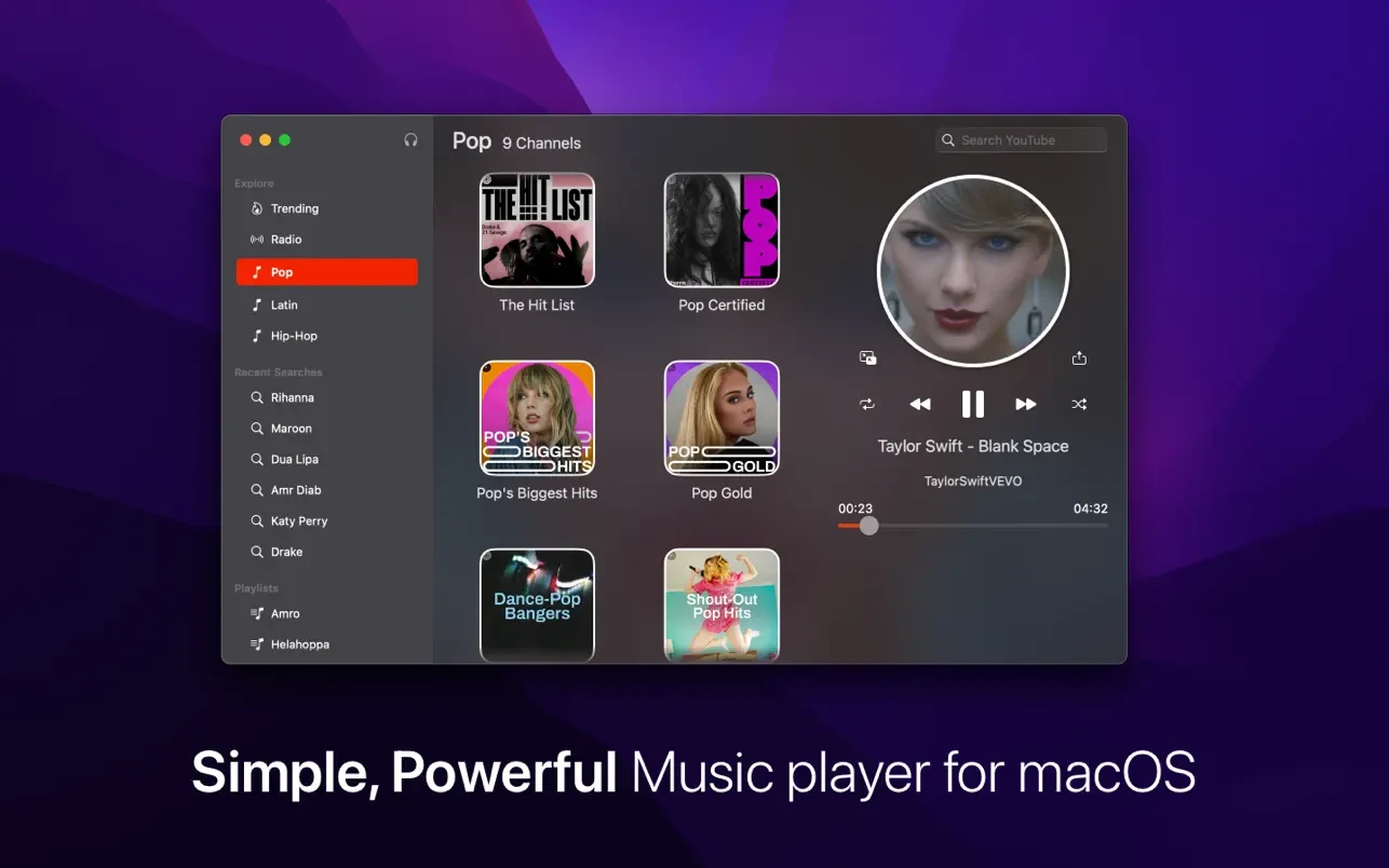 Tuner for YouTube music 截图 1
