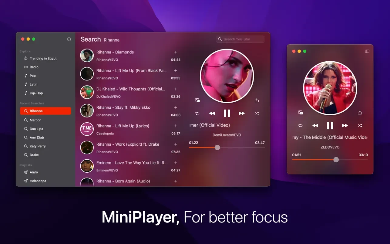Tuner for YouTube music 截图 2