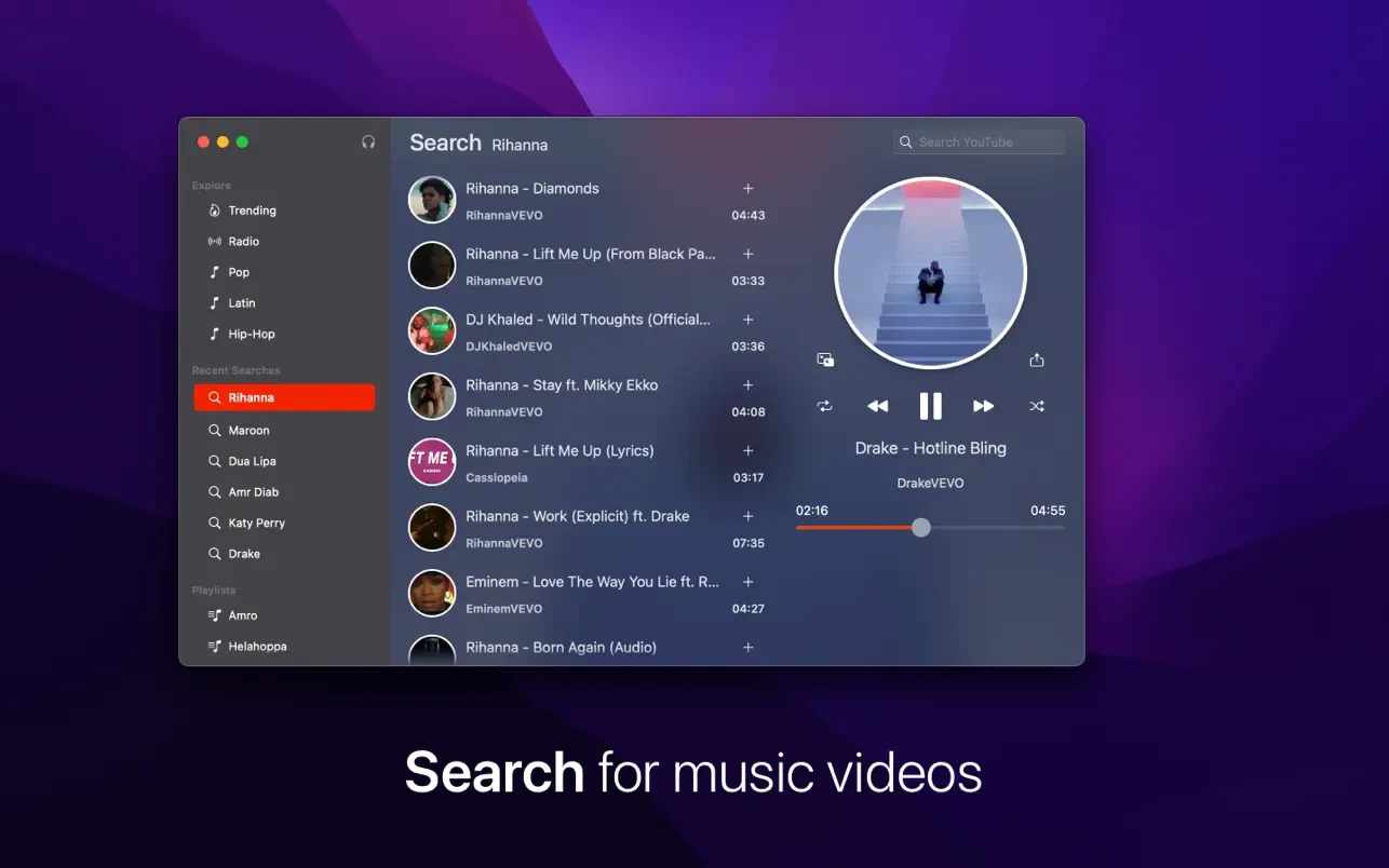 Tuner for YouTube music 截图 3