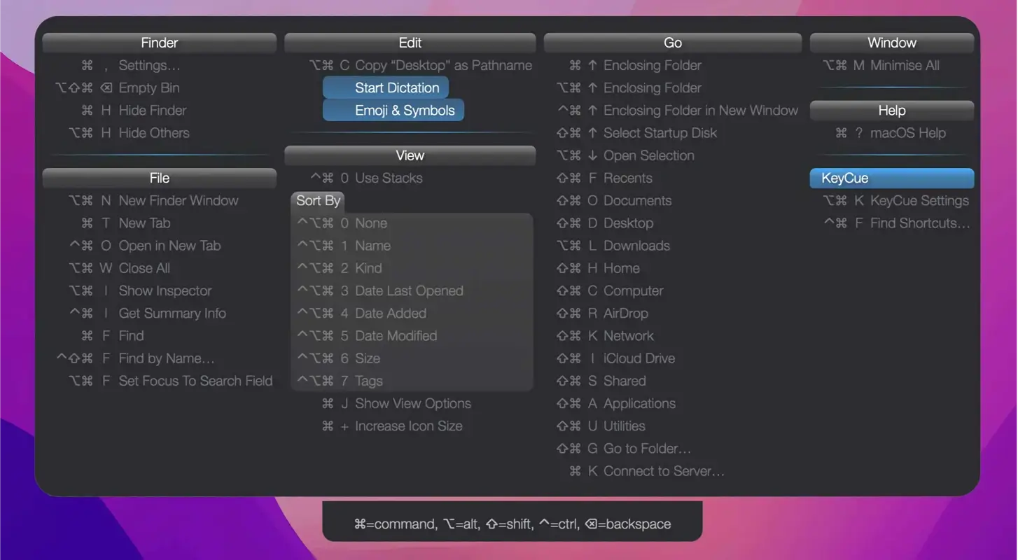 KeyCue 截图 1