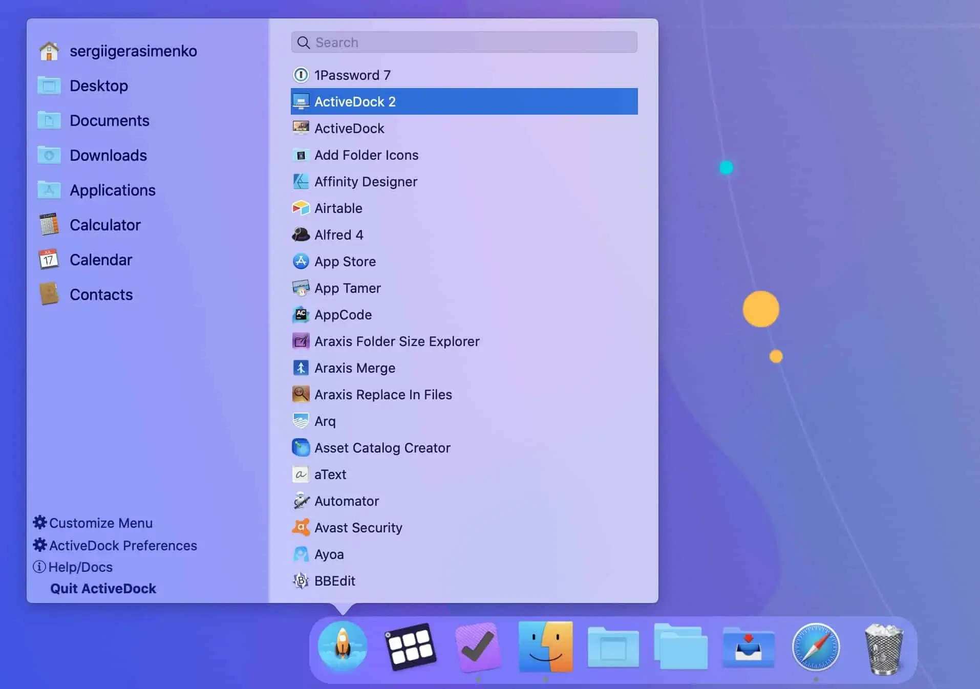 ActiveDock 截图 1