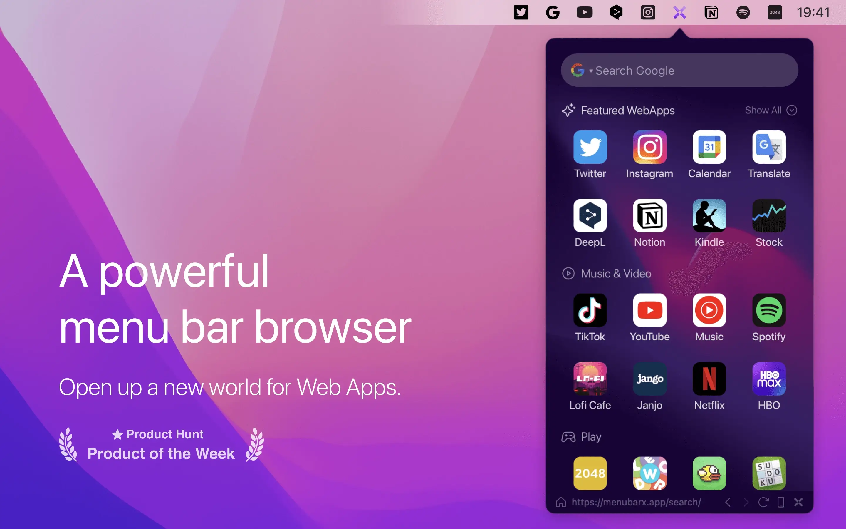 MenubarX Pro 截图 1