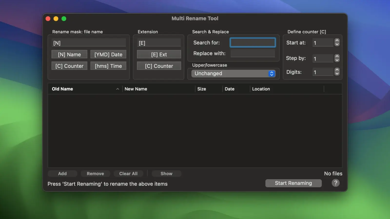 Multi Rename Tool 截图 1