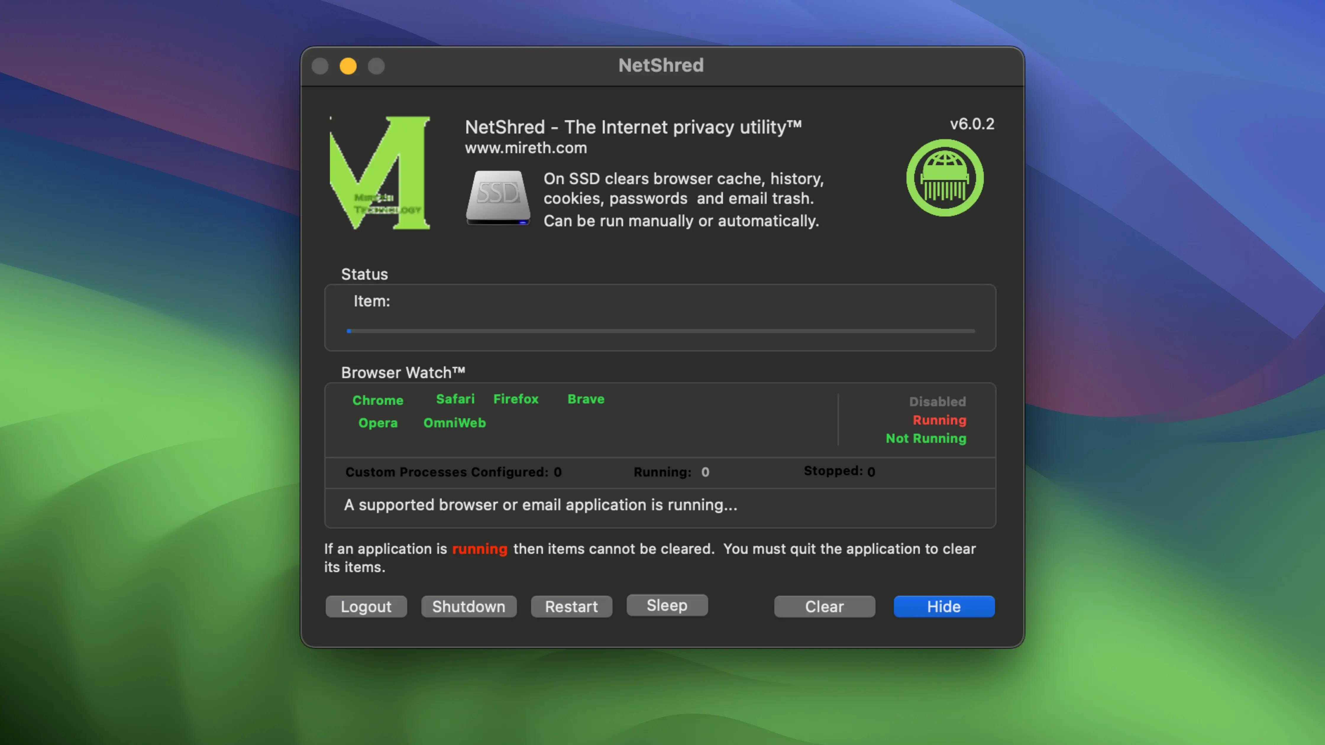 NetShred X 截图 1