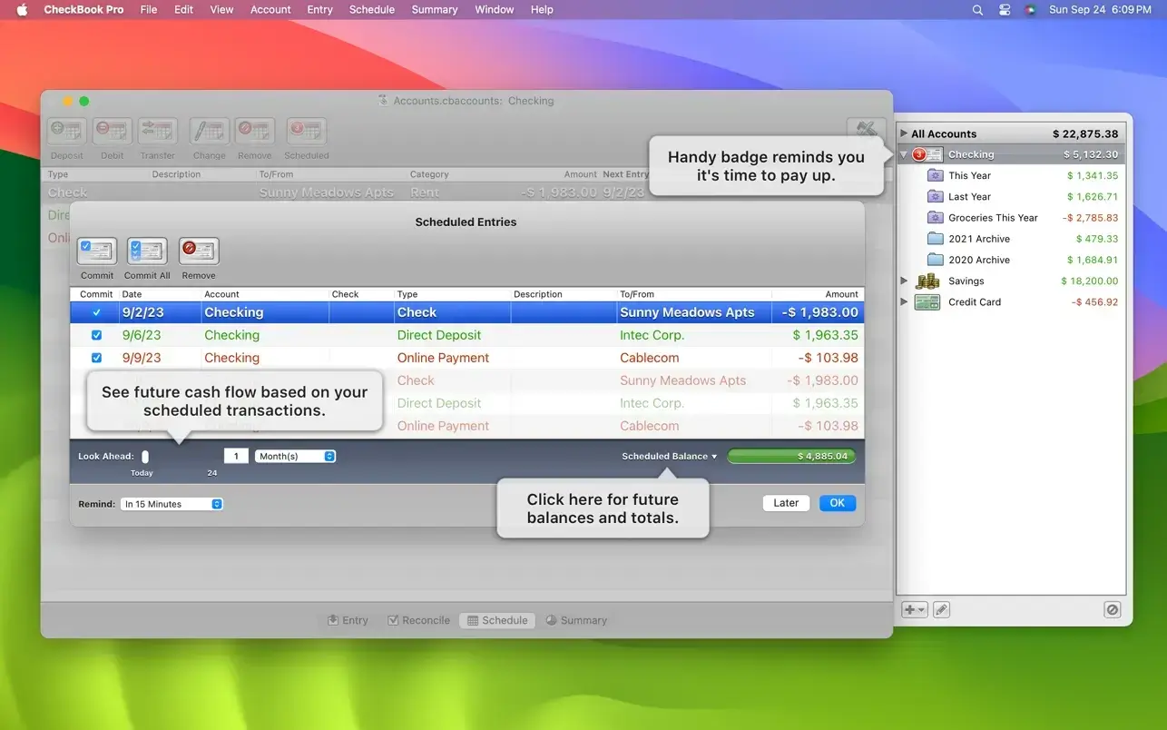 CheckBook Pro 截图 4