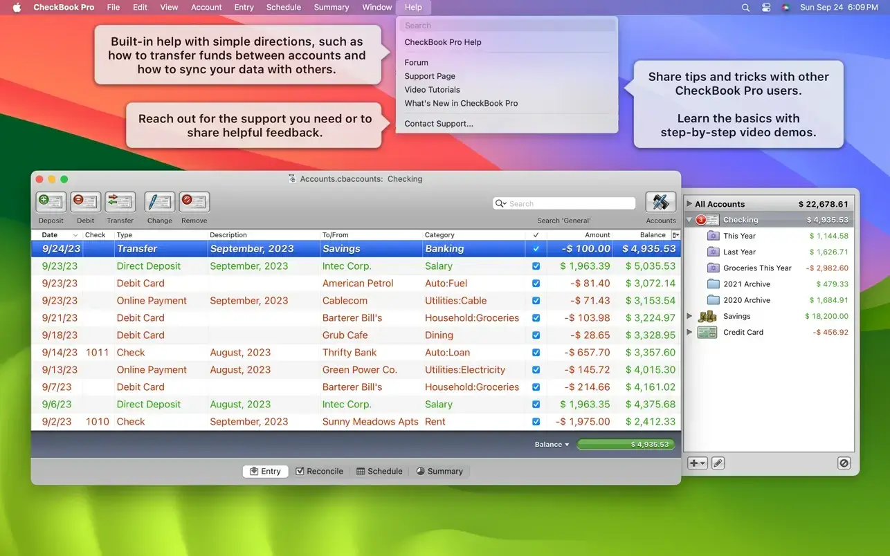 CheckBook Pro 截图 6