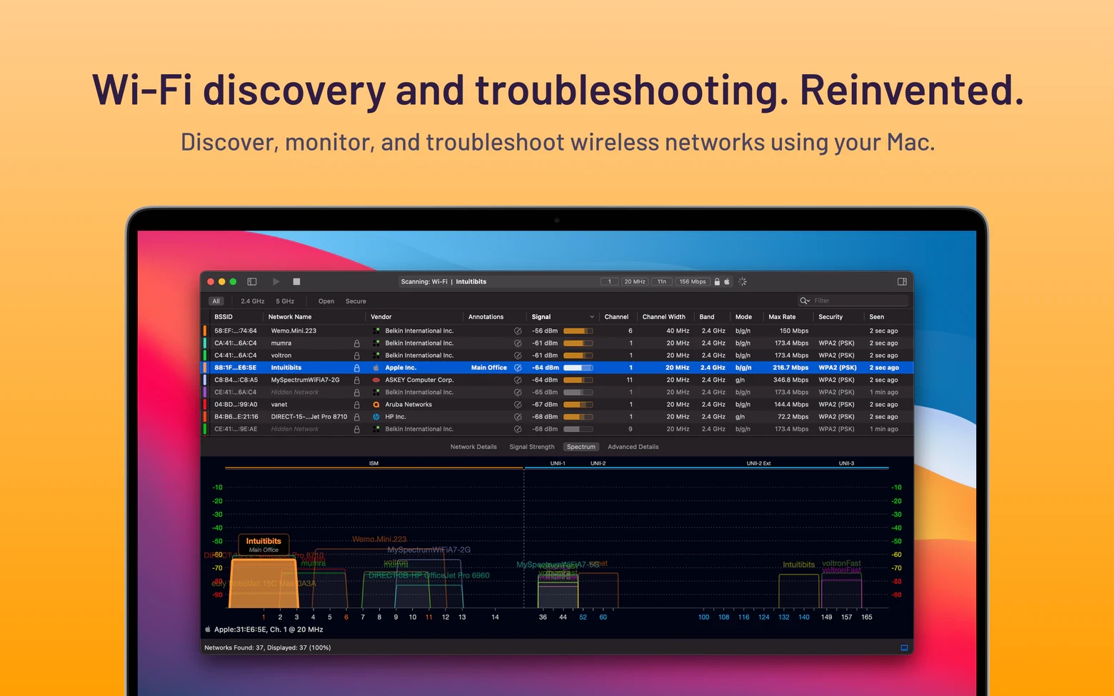 WiFi Explorer Pro 3 截图 1