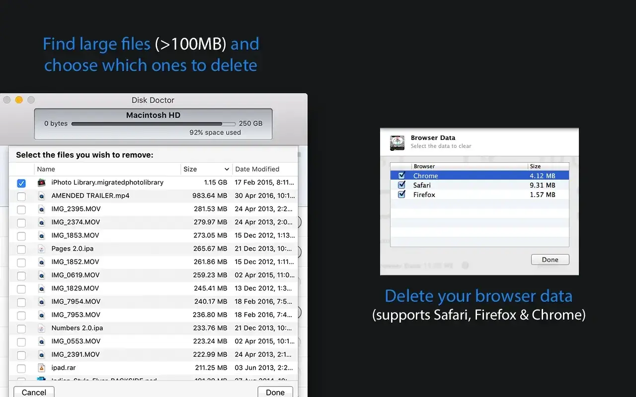 Disk Doctor: System Cleaner 截图 3