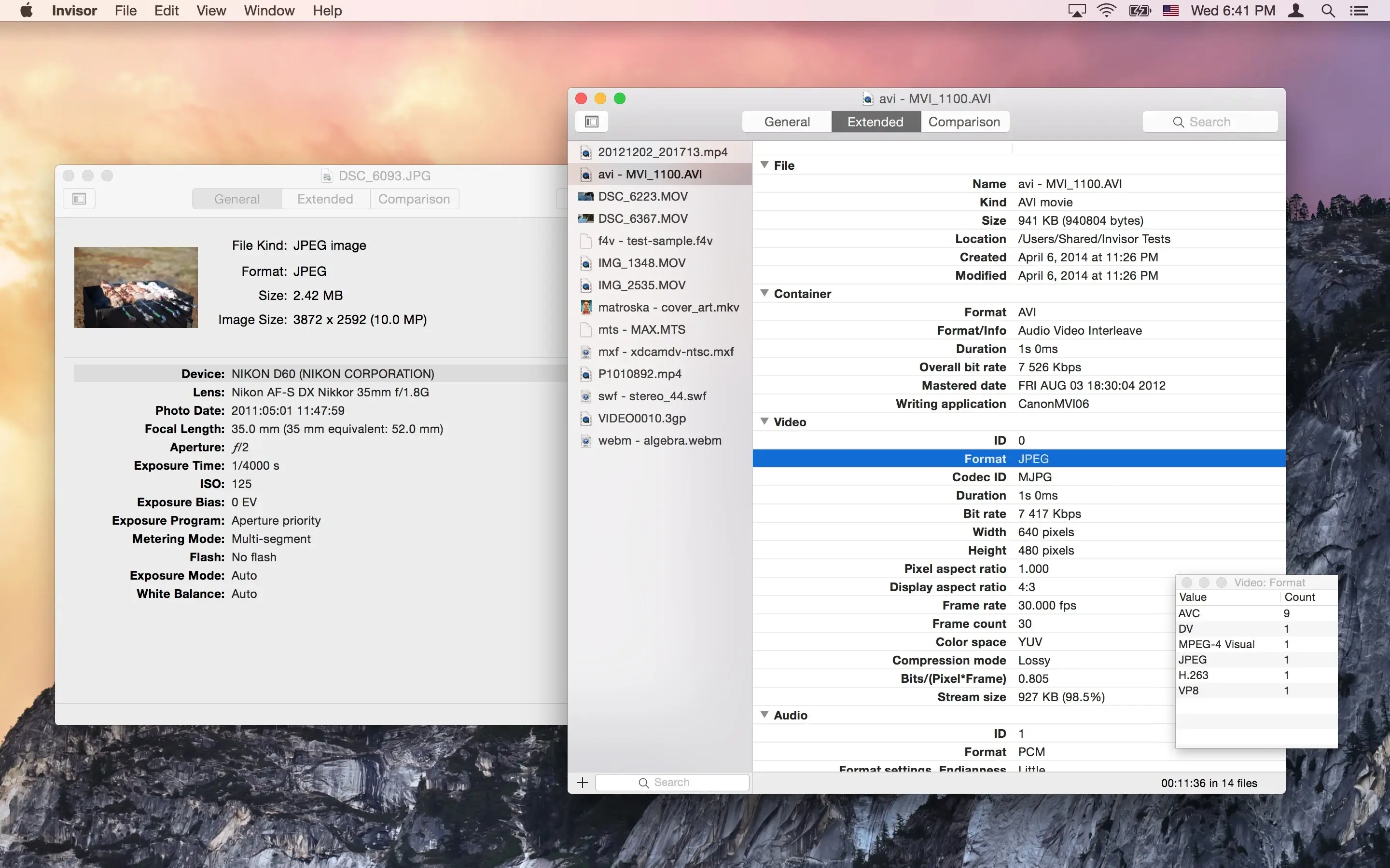 Invisor - Media File Inspector 截图 1