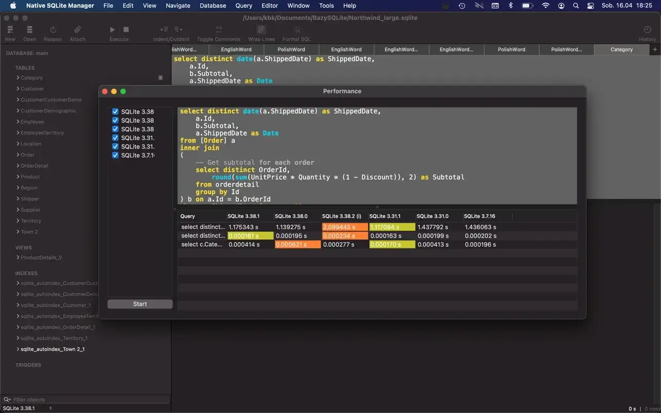Native SQLite Manager 截图 5