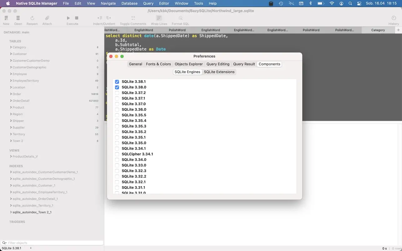 Native SQLite Manager 截图 6