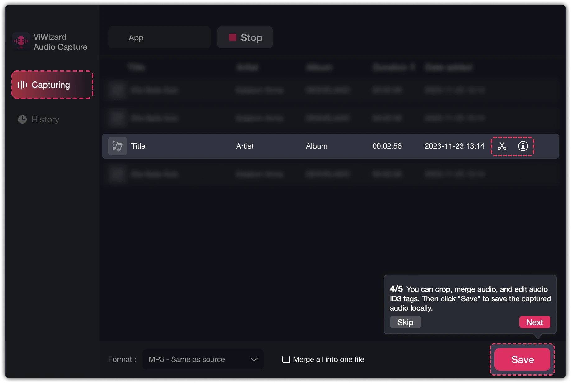 ViWizard Audio Capture 截图 3