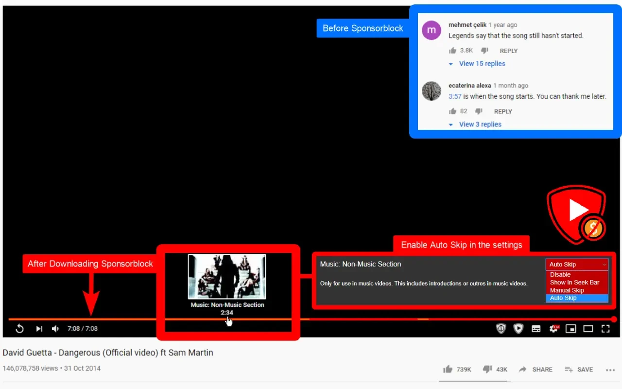 SponsorBlock for YouTube 截图 3