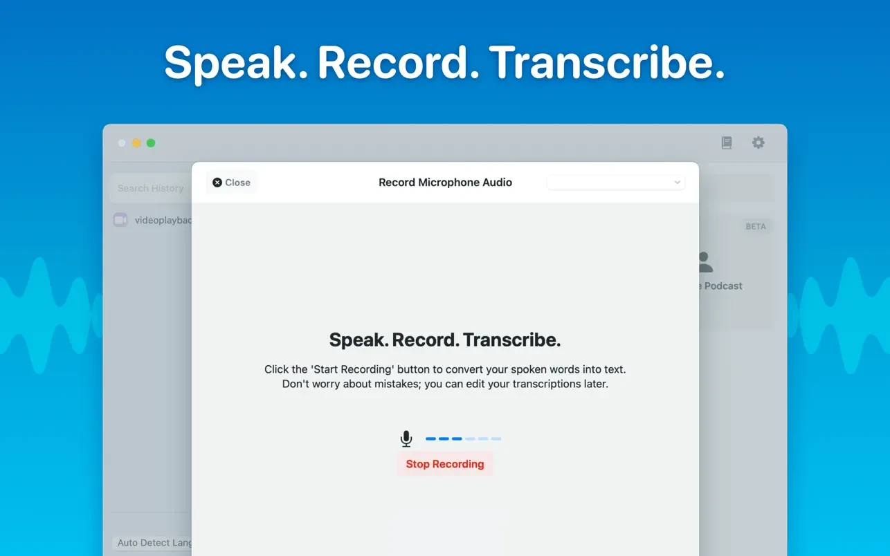 Whisper Transcription 截图 4