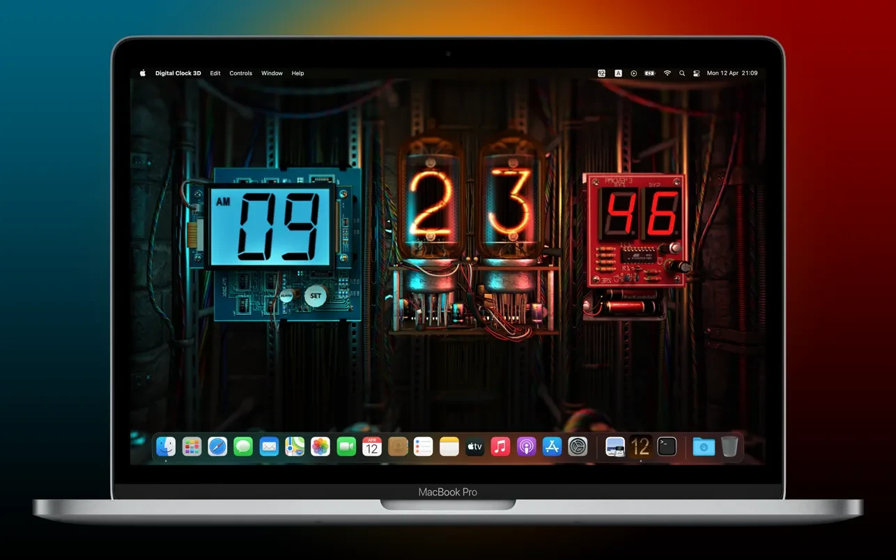 Digital Clock 3D 截图 1