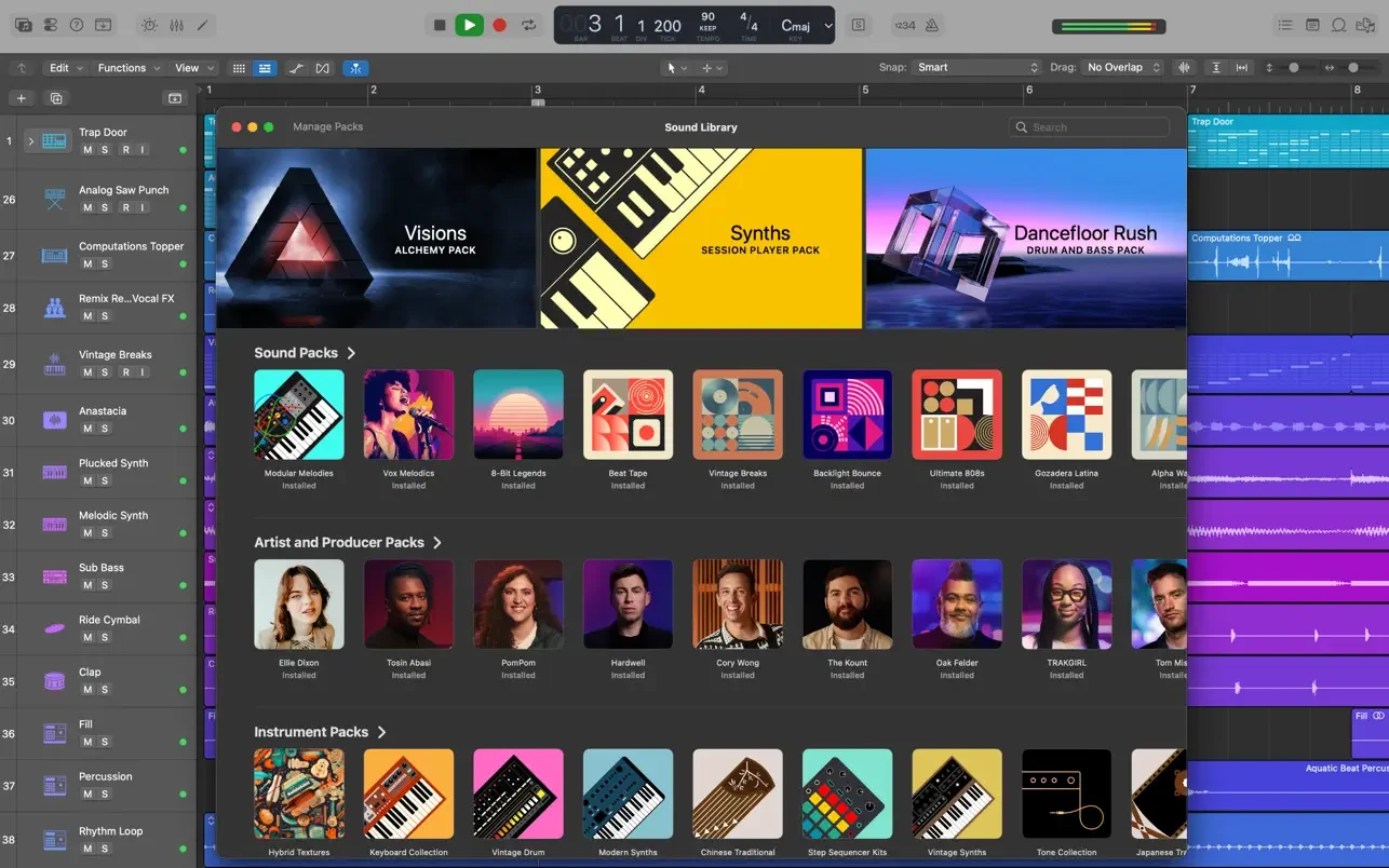 Logic Pro 截图 2