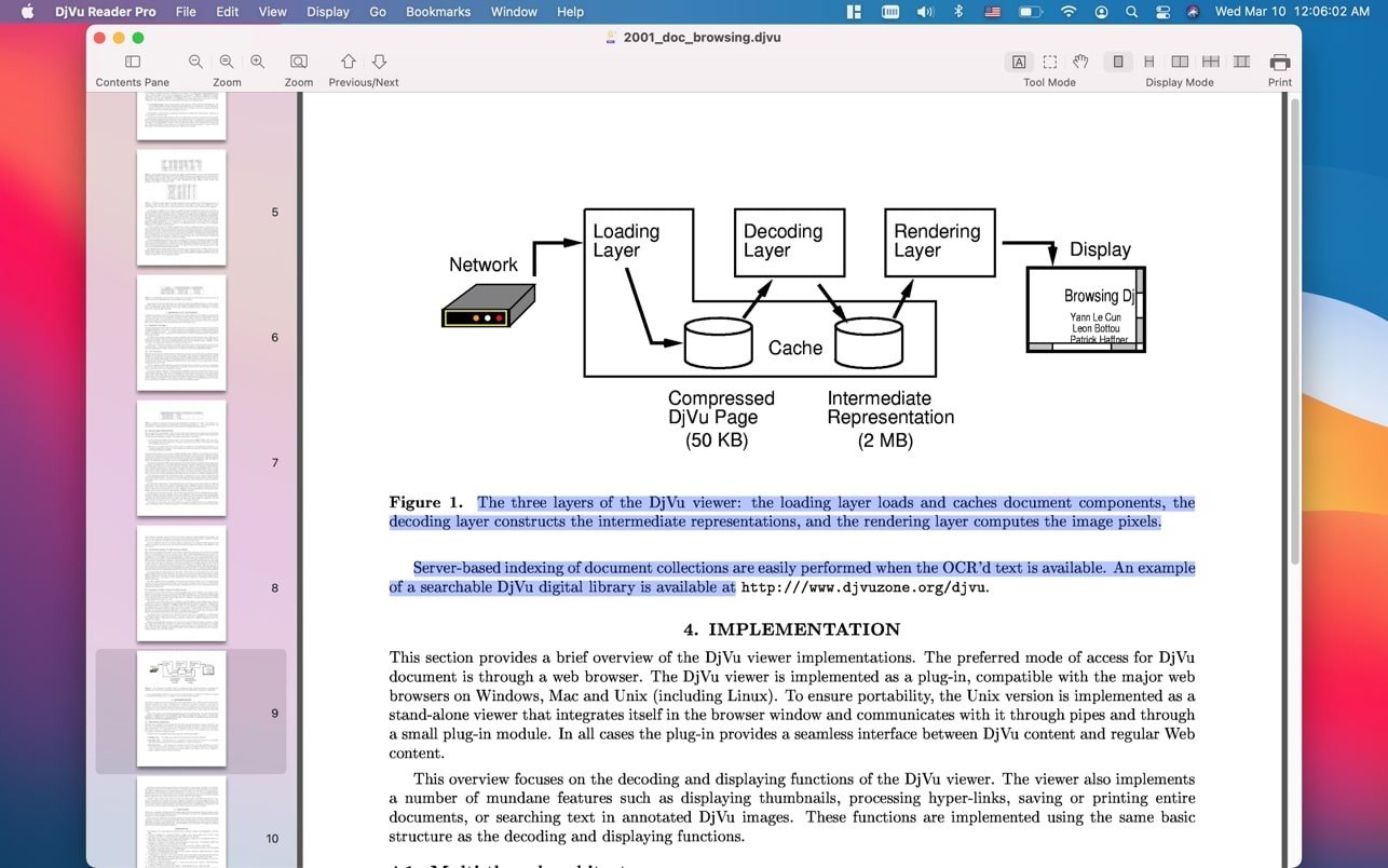 DjVu Reader Pro 截图 1