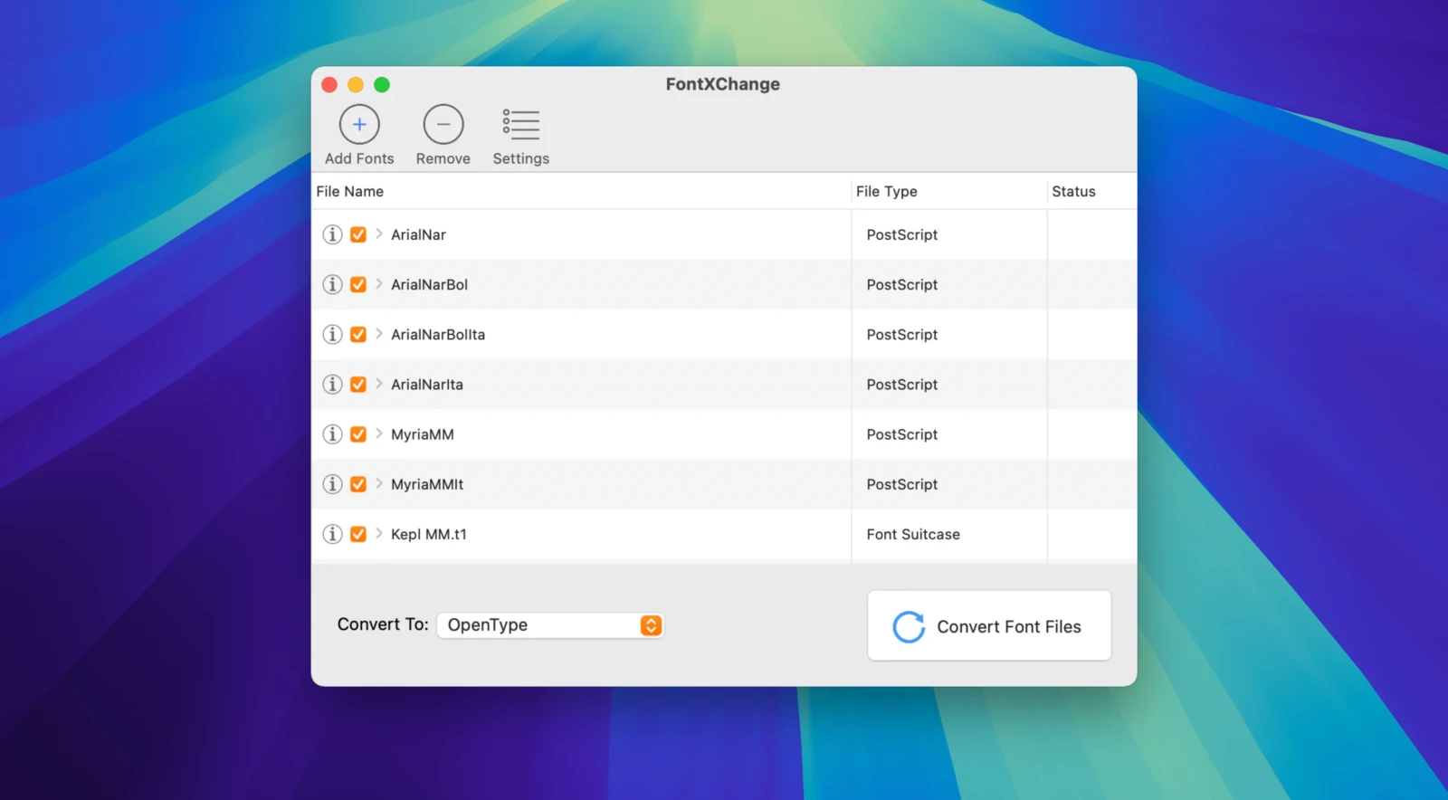 FontXChange 截图 1