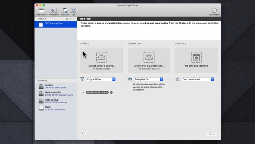 Carbon Copy Cloner 截图 1