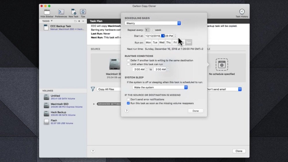 Carbon Copy Cloner 截图 4