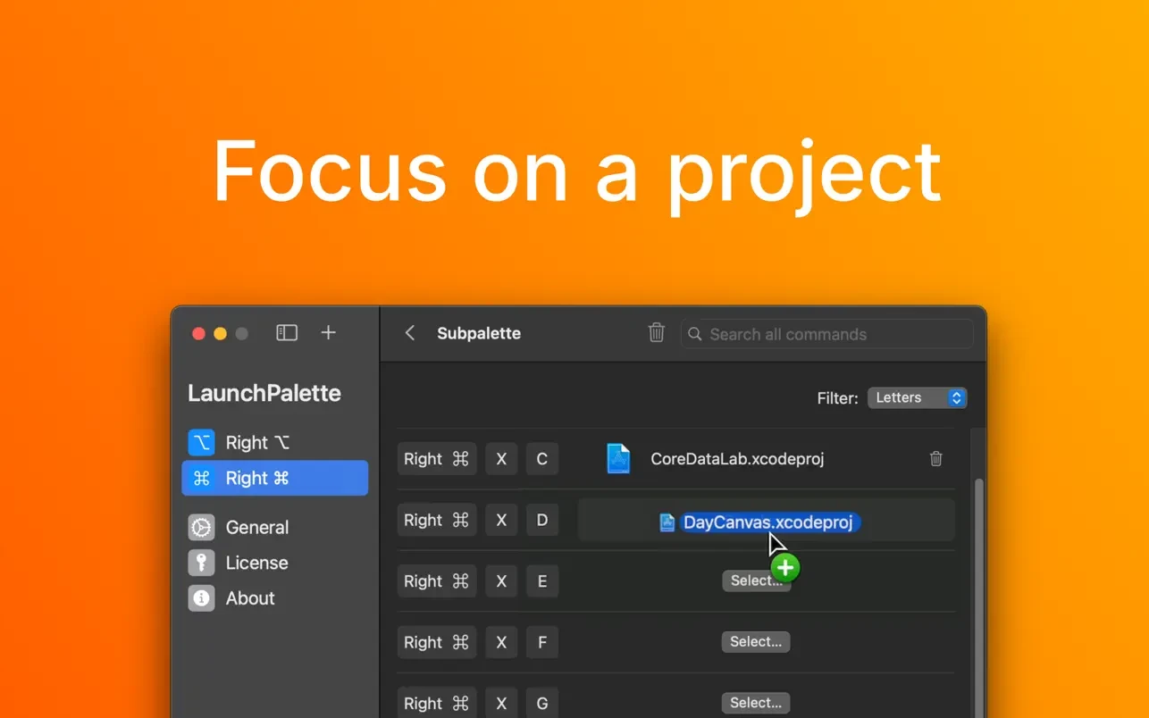 LaunchPalette – App Switcher 截图 3