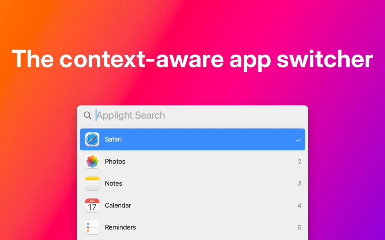 Applight – Next App Switcher 截图 1