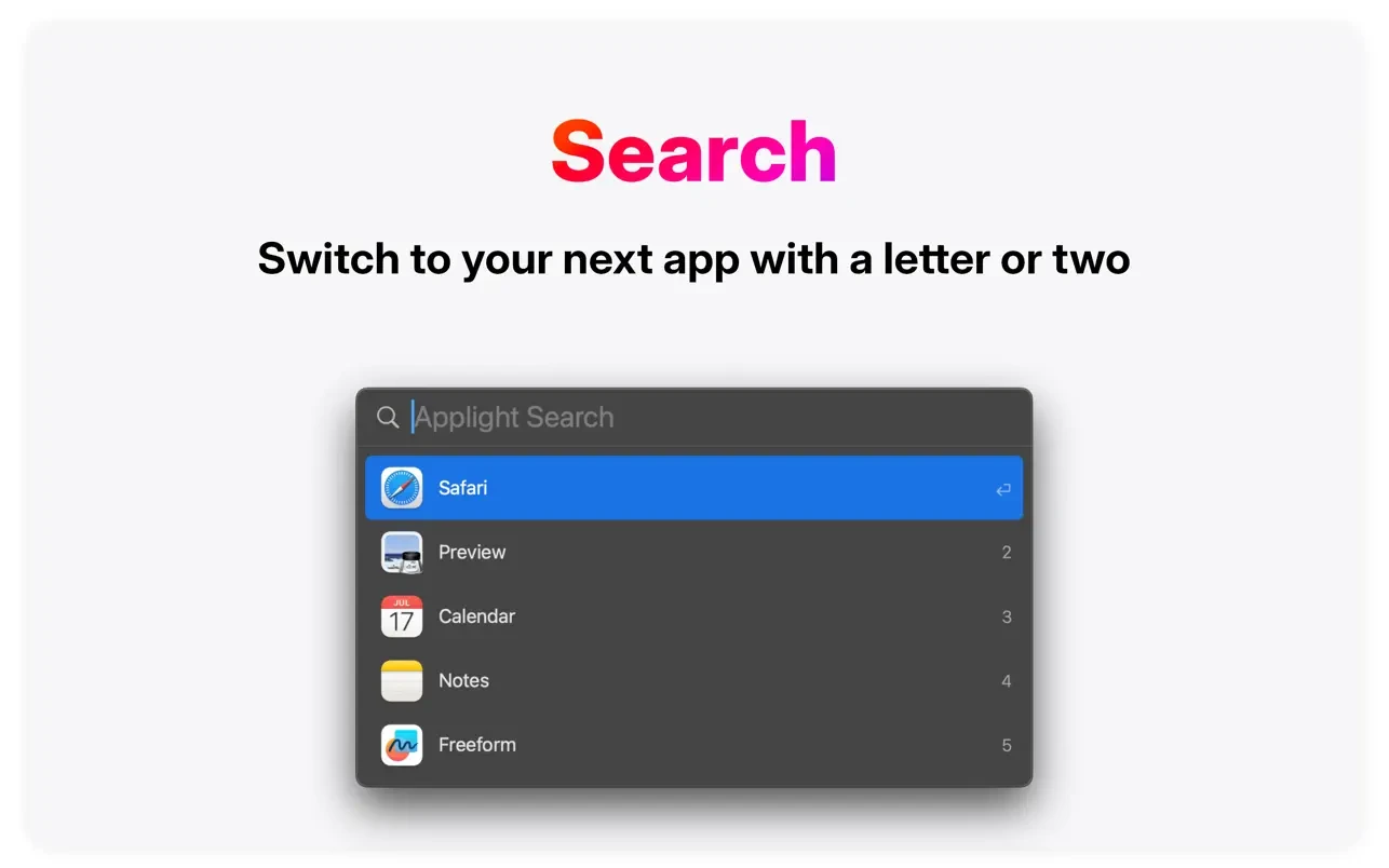 Applight – Next App Switcher 截图 2