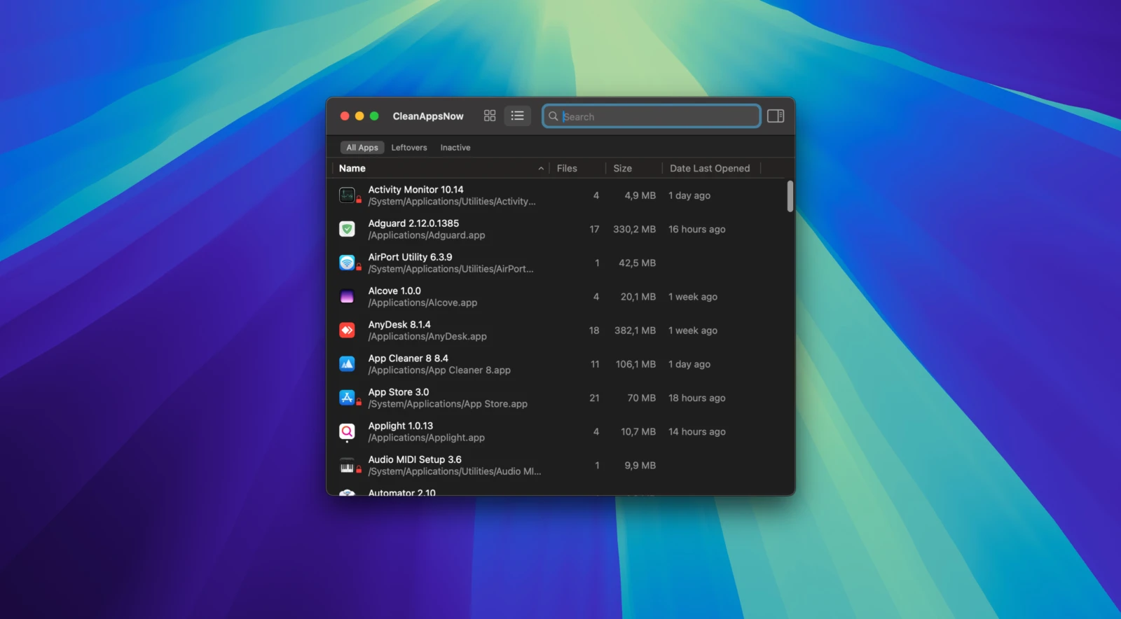 CleanAppsNow 截图 1