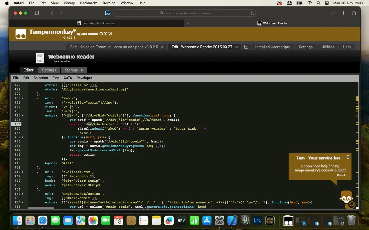 Tampermonkey for Safari 截图 4