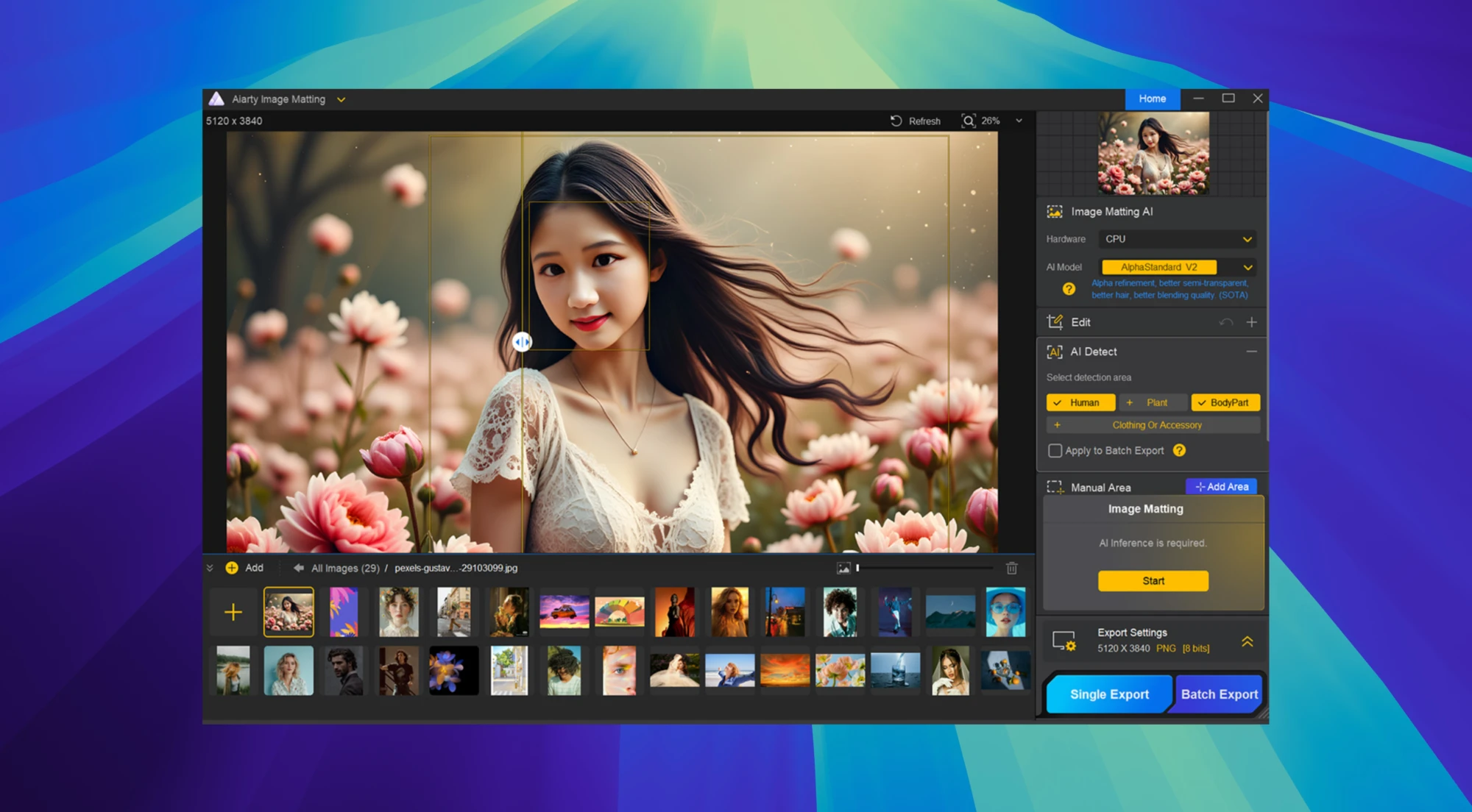 Aiarty Image Matting 截图 1