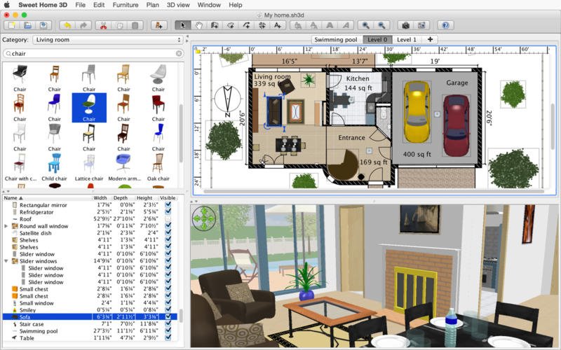 Sweet Home 3D 截图 1