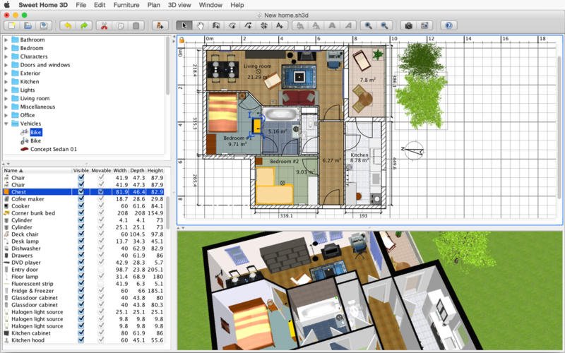 Sweet Home 3D 截图 2