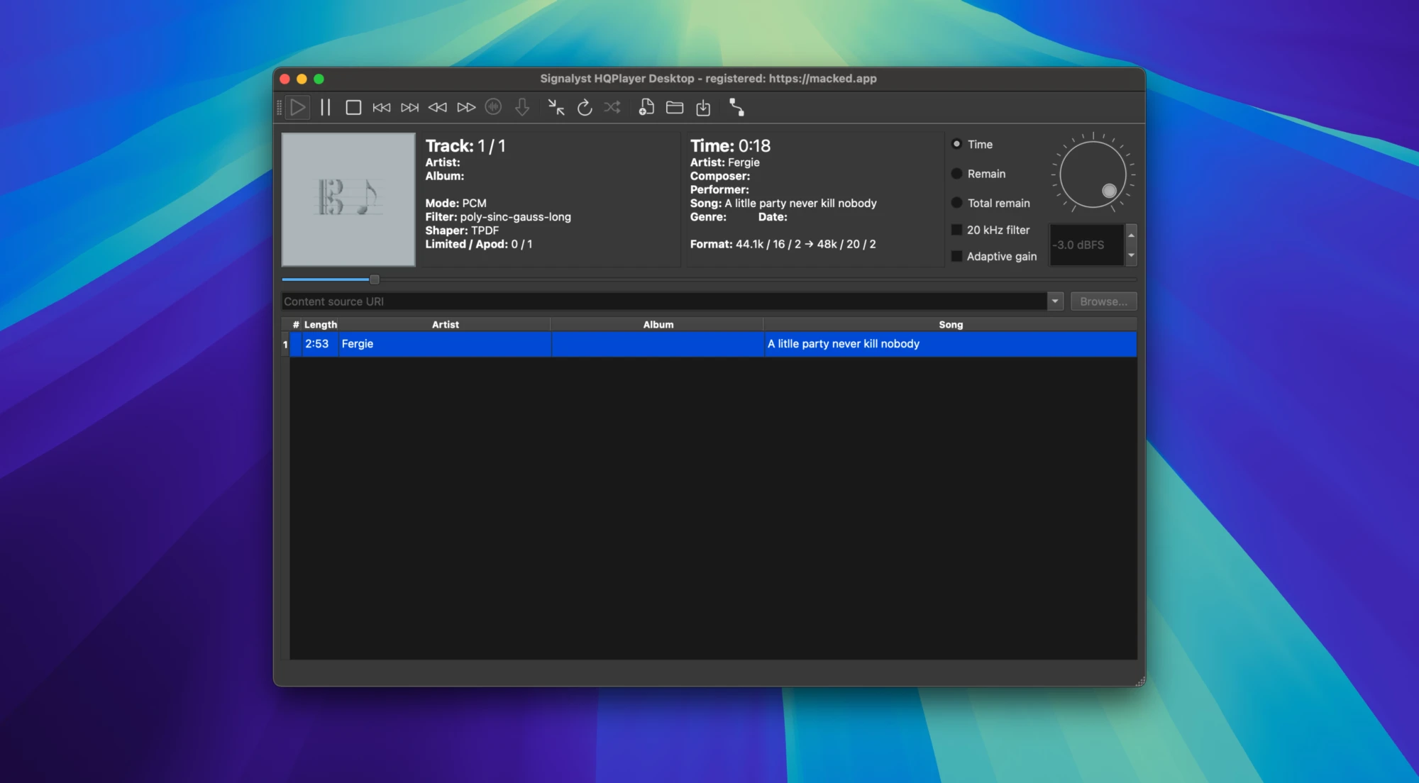 HQPlayer Desktop 截图 1