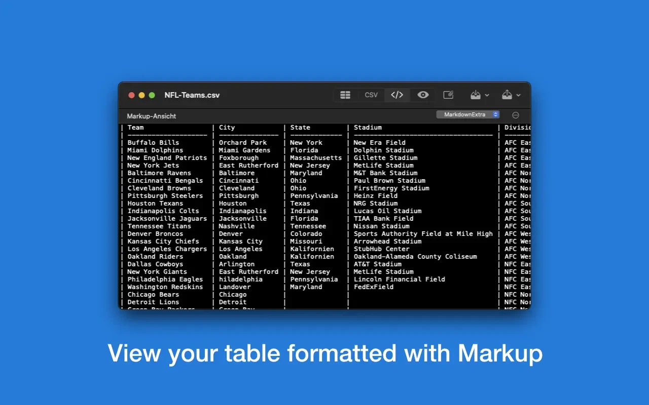 MarkupTable 截图 4