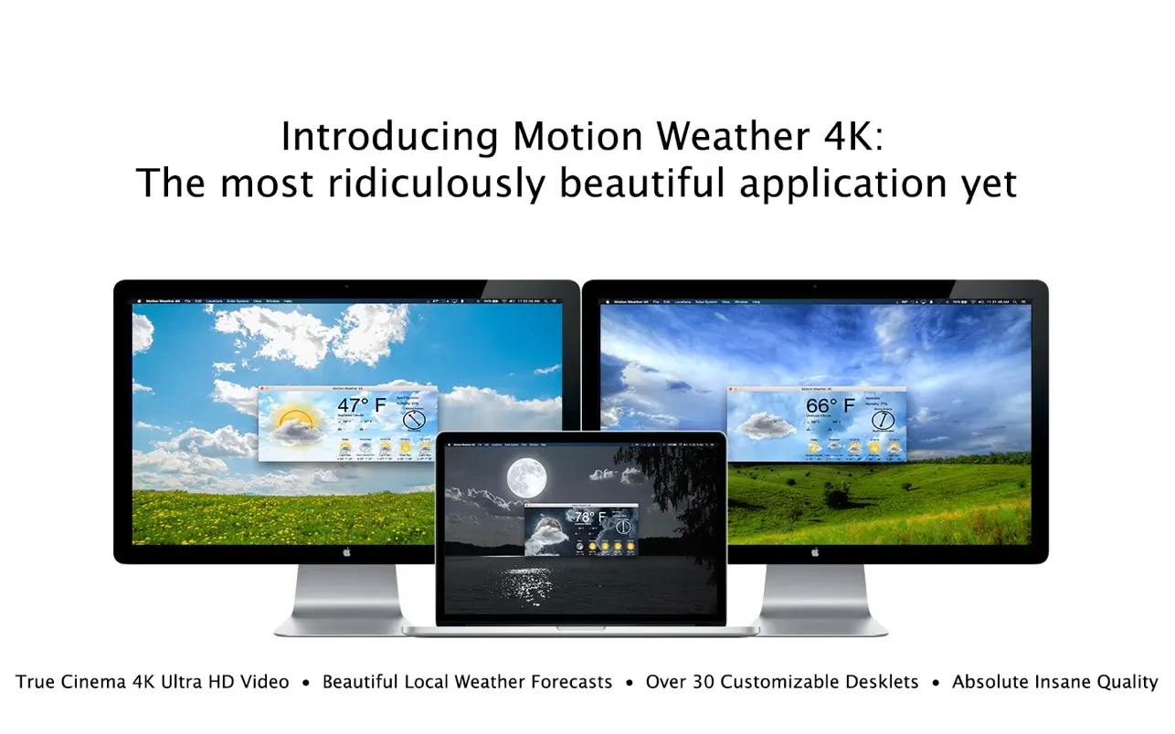 Motion Weather 4K - Ultra HD 截图 1