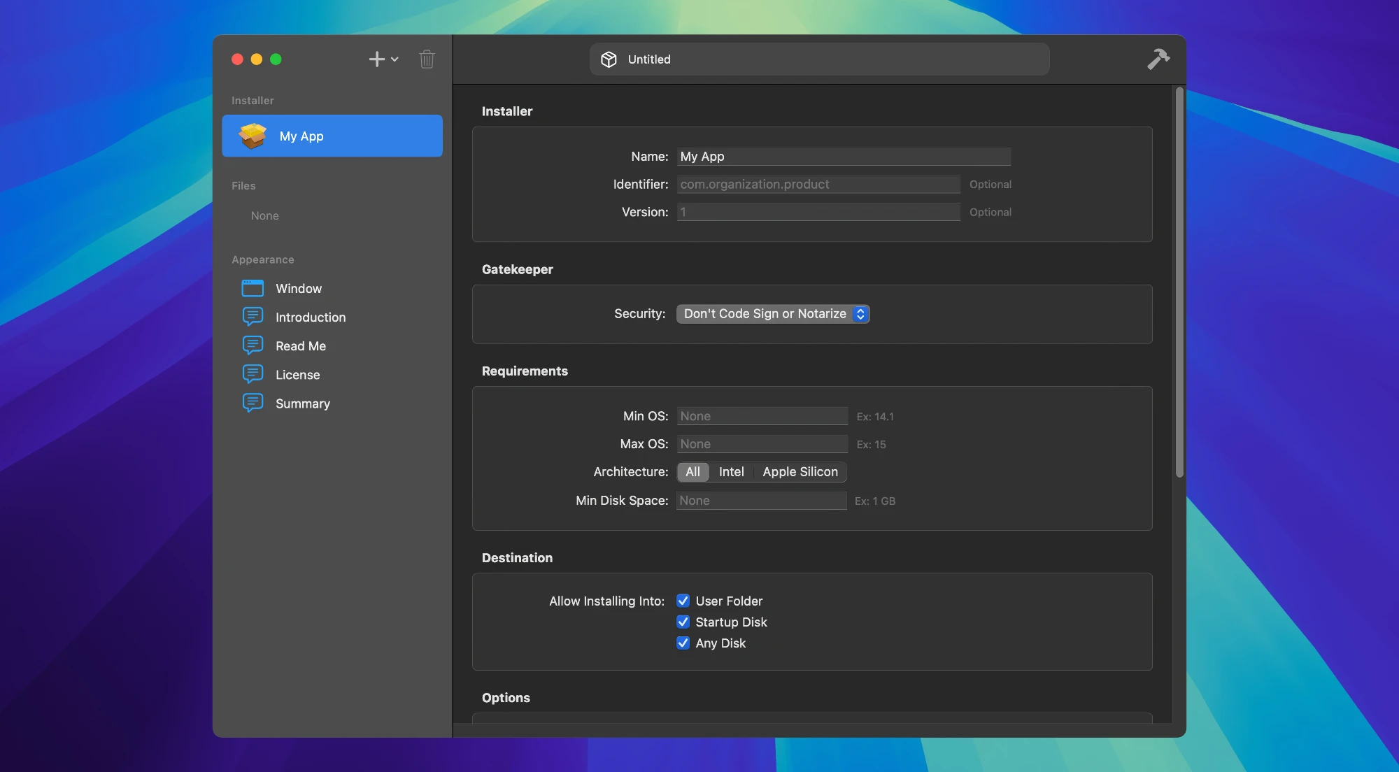 Package Builder 截图 1