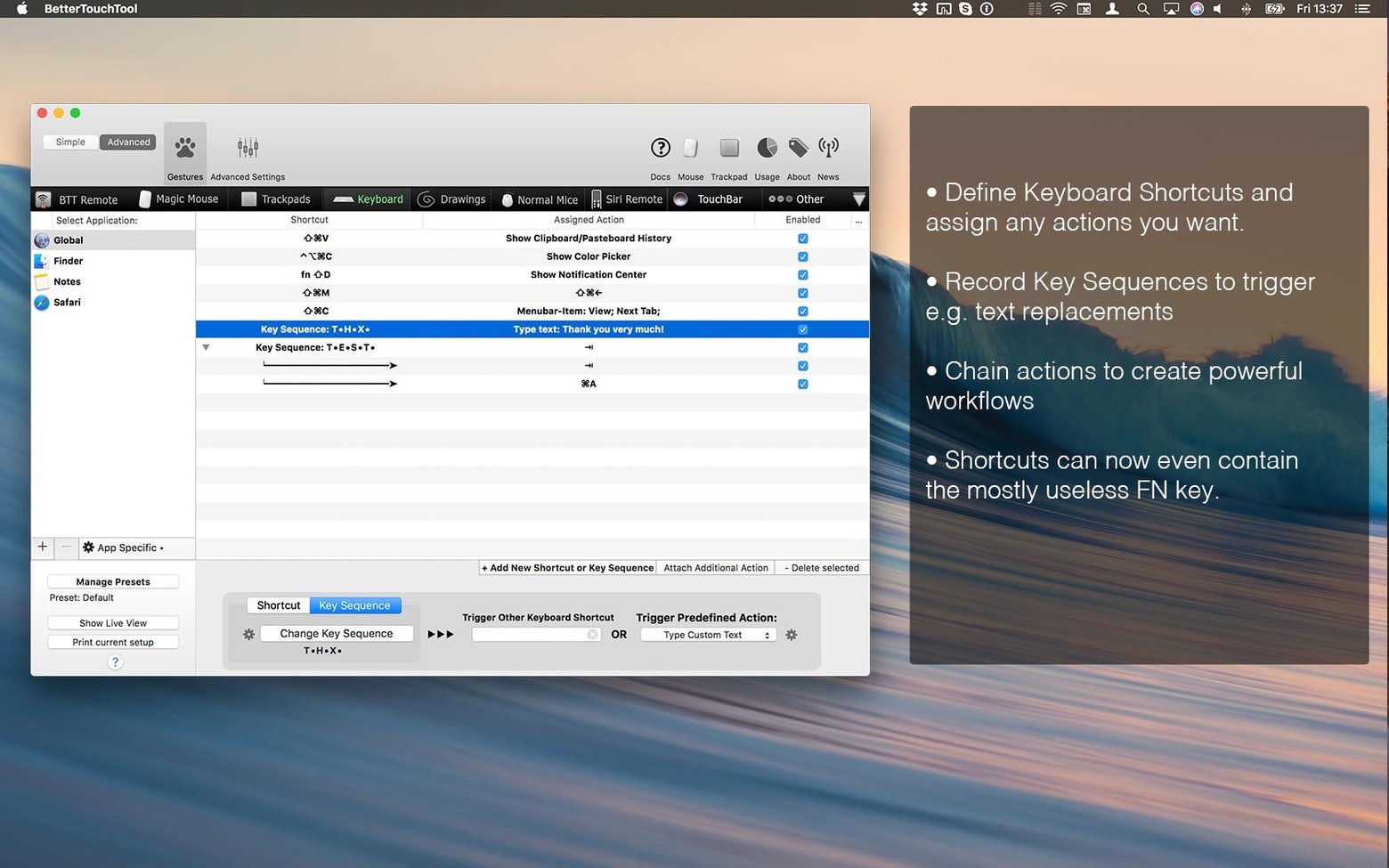 BetterTouchTool 截图 3