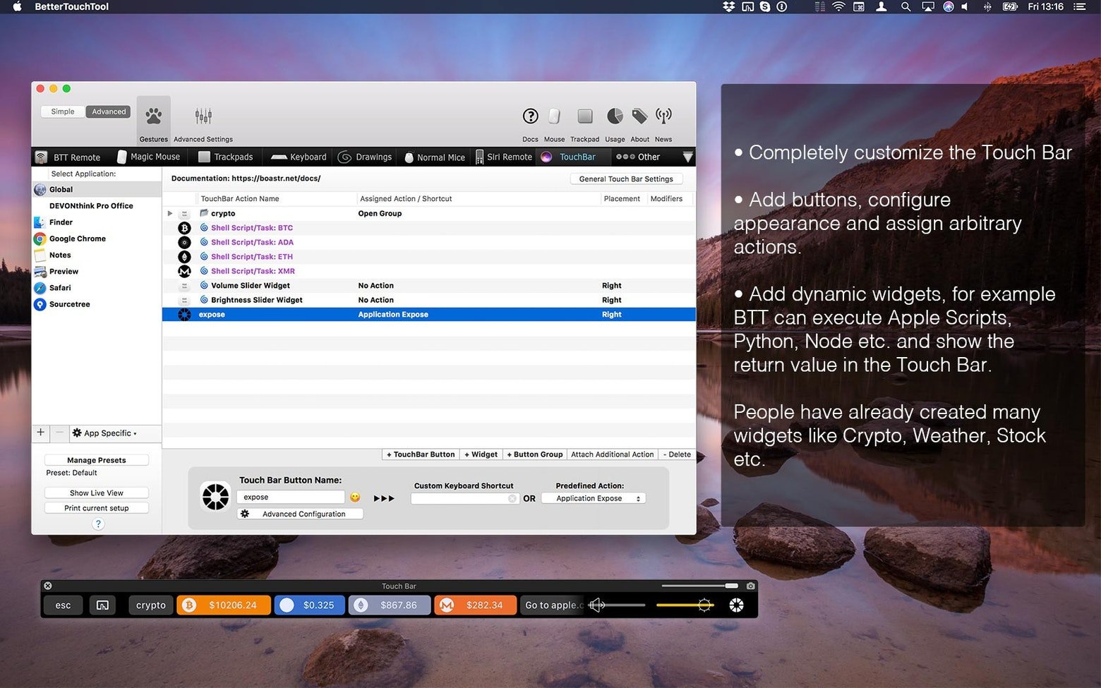 BetterTouchTool 截图 4