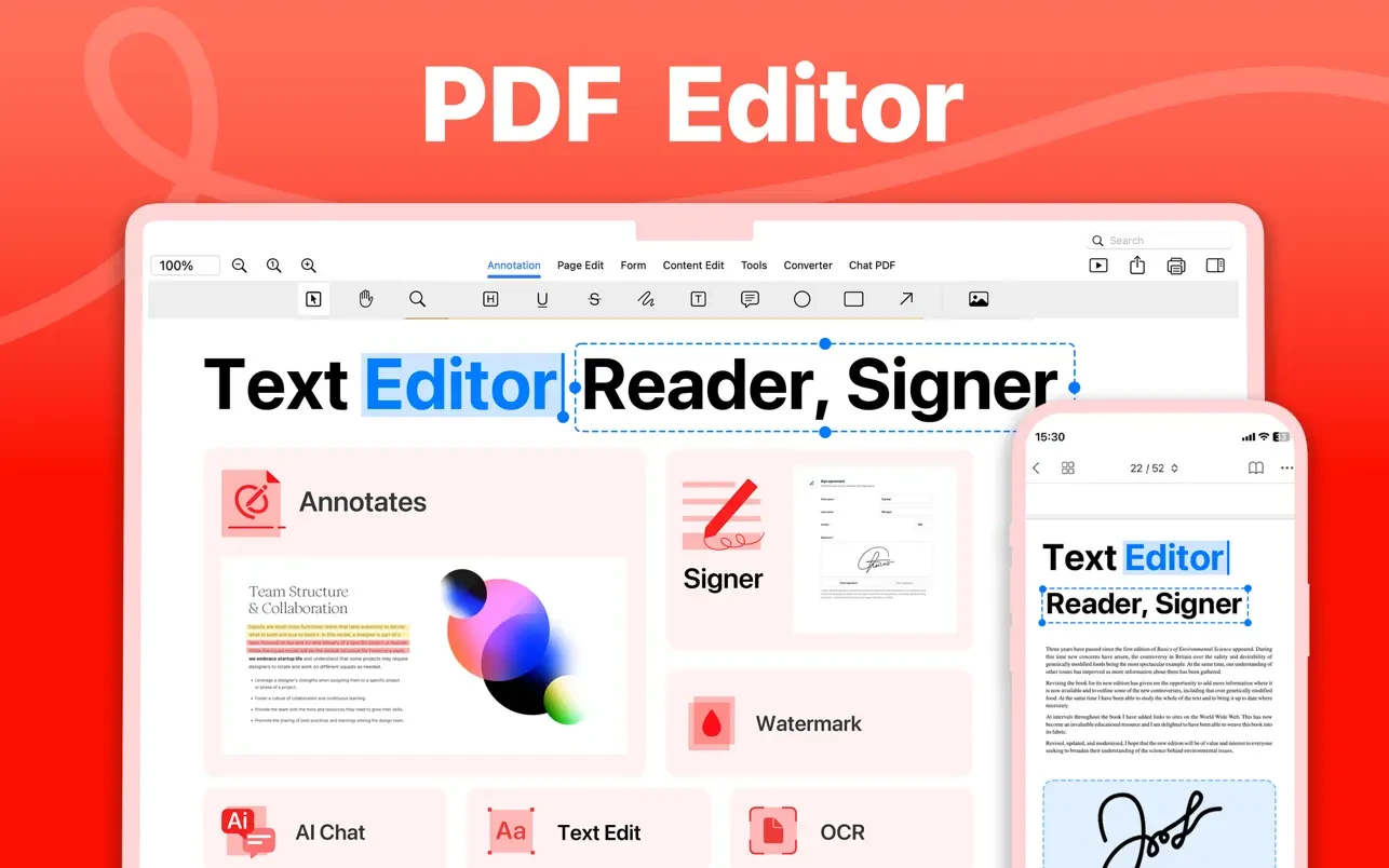 PDF Editor for Adobe PDF File 截图 1