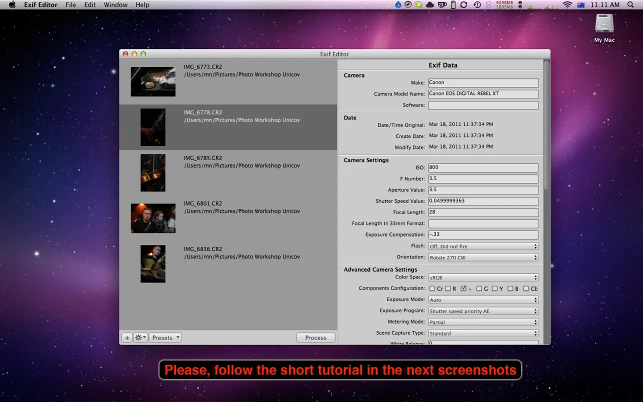 ExifEditor 截图 1