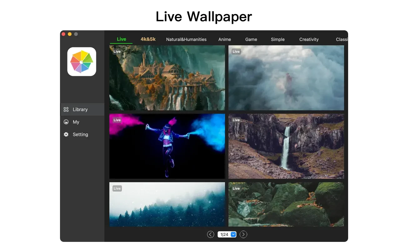 Paper - Live Wallpapers 截图 1