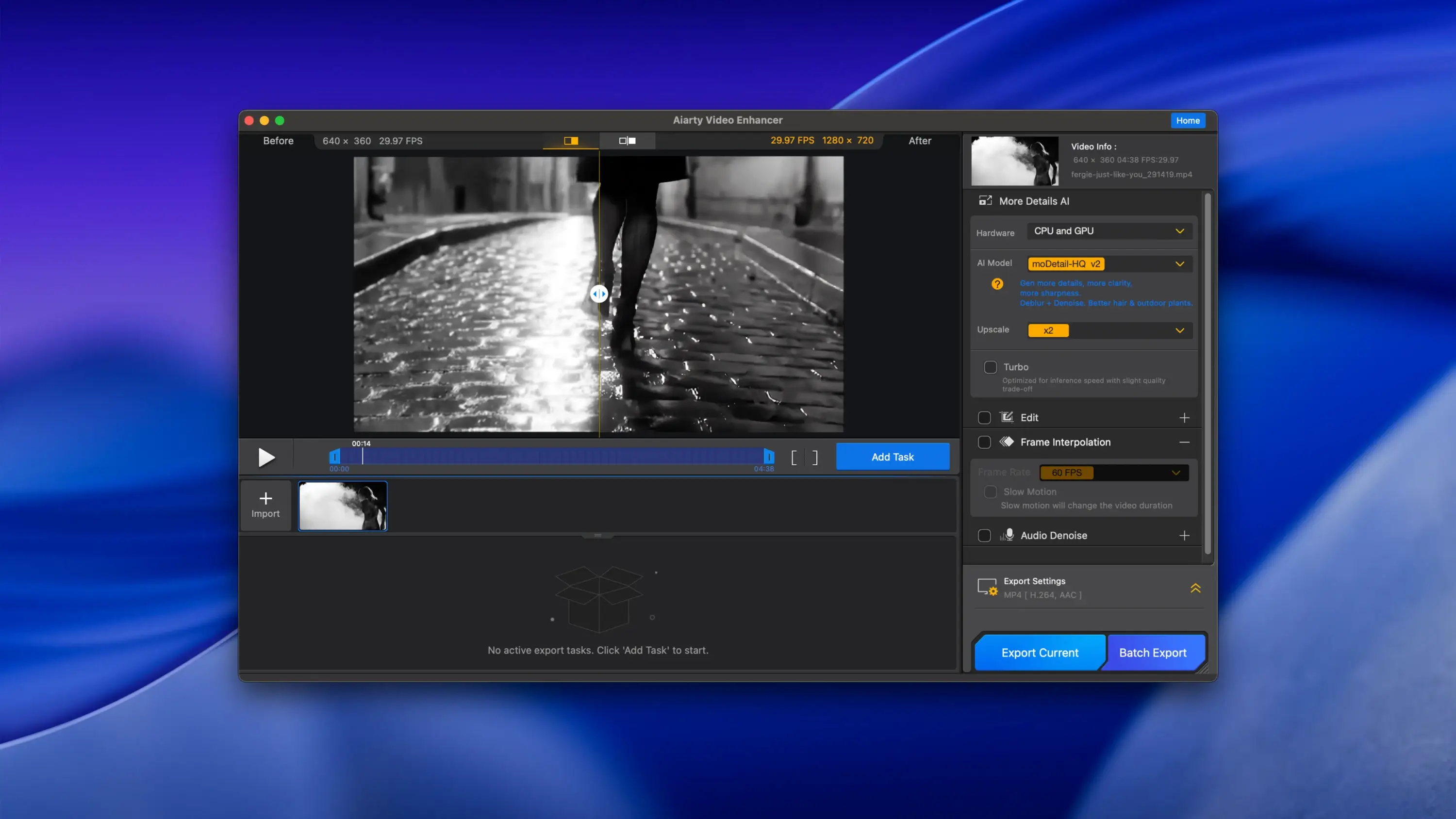 Aiarty Video Enhancer 截图 2