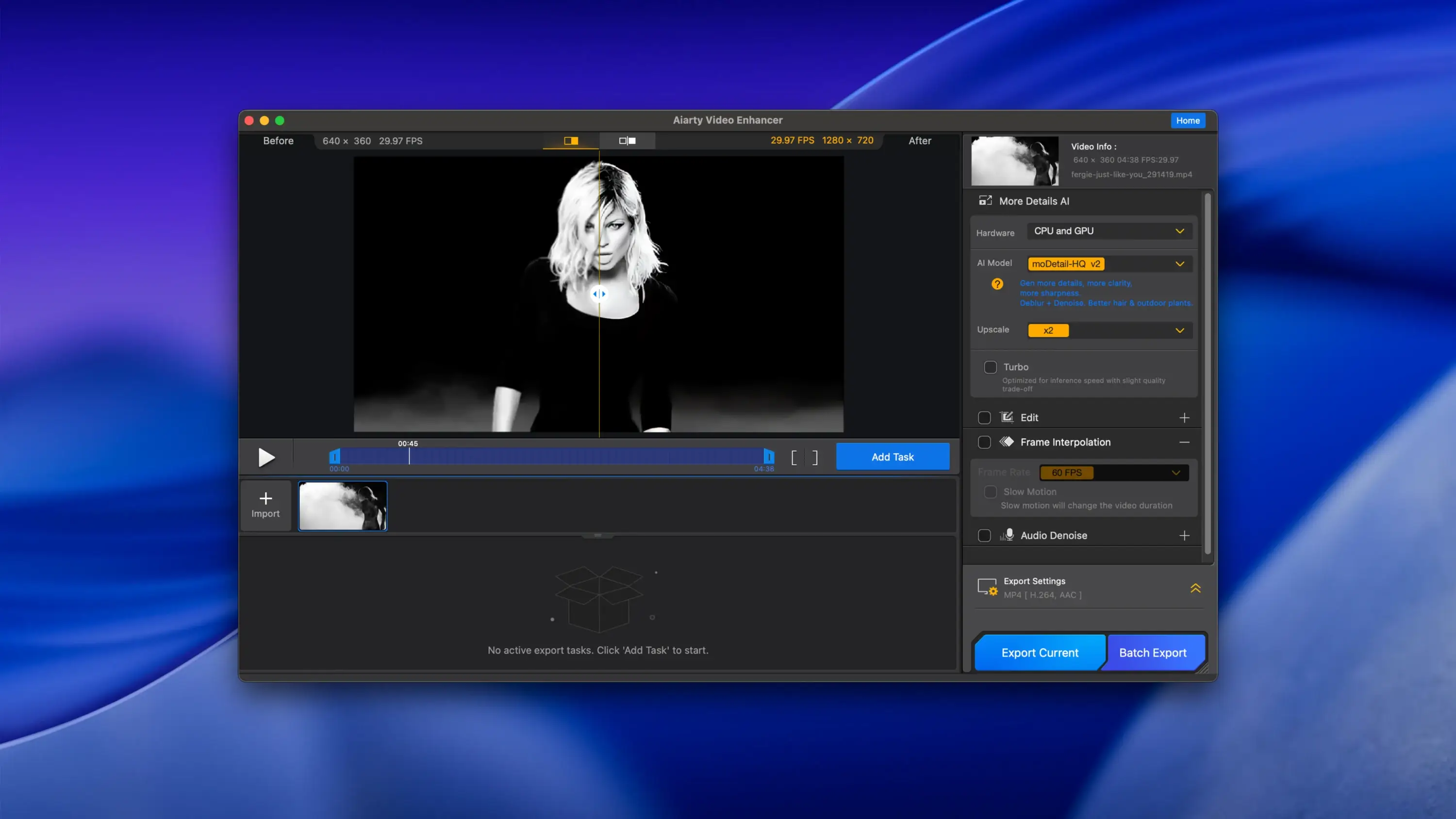 Aiarty Video Enhancer 截图 3