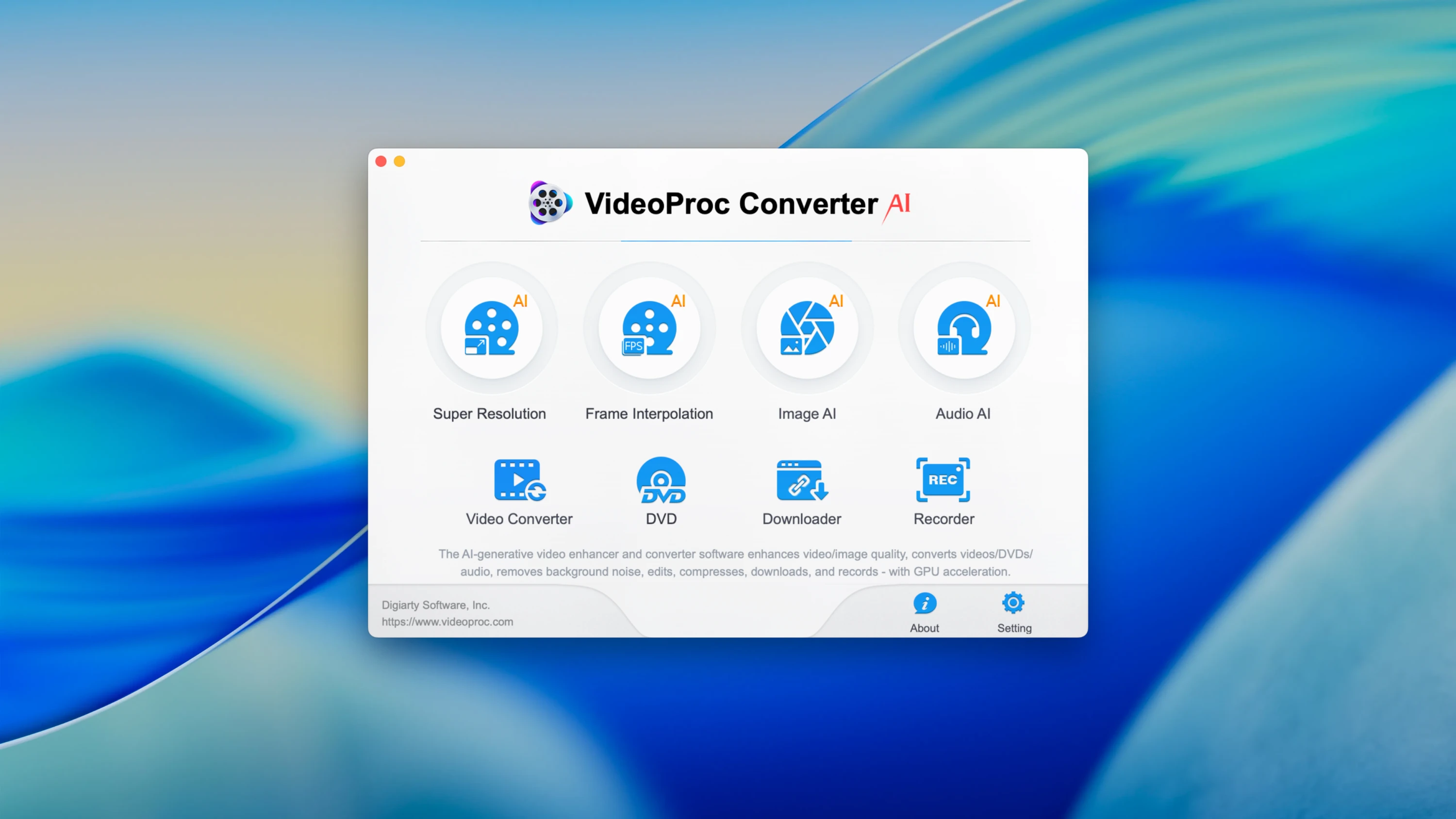 VideoProc Converter AI 截图 1