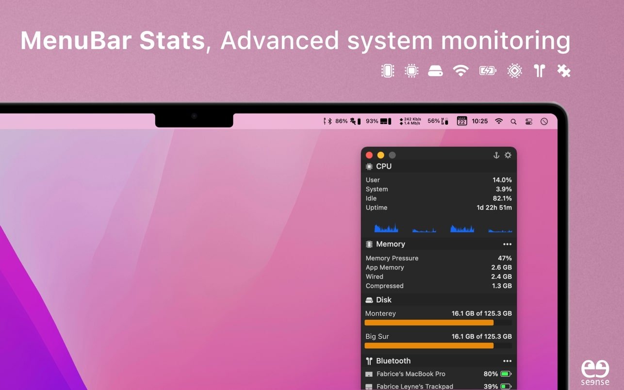 MenuBar Stats 截图 1