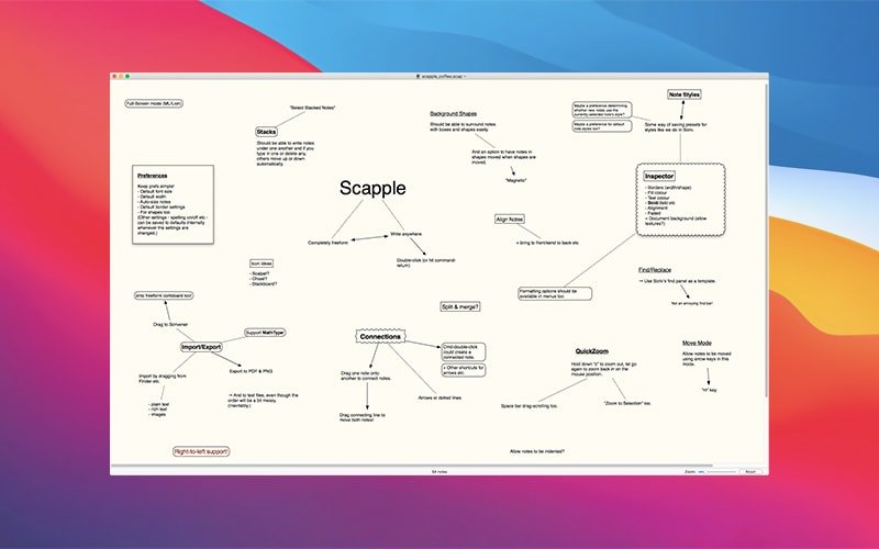 Scapple 截图 4