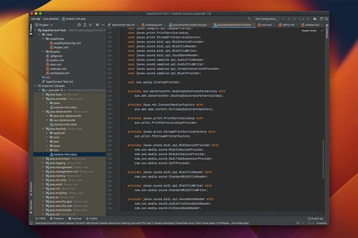 Intellij IDEA 截图 1